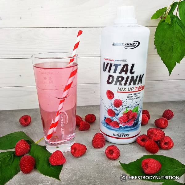 Vital Drink Zerop Raspberry 1000ml botella